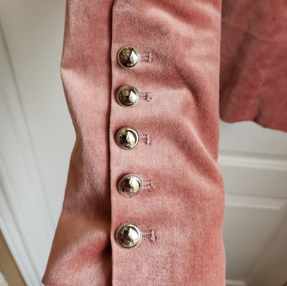 WHBM - Pink Velvety Blazer Jacket - US Women's Size 4 - White House Black Market - Picture 11 of 13